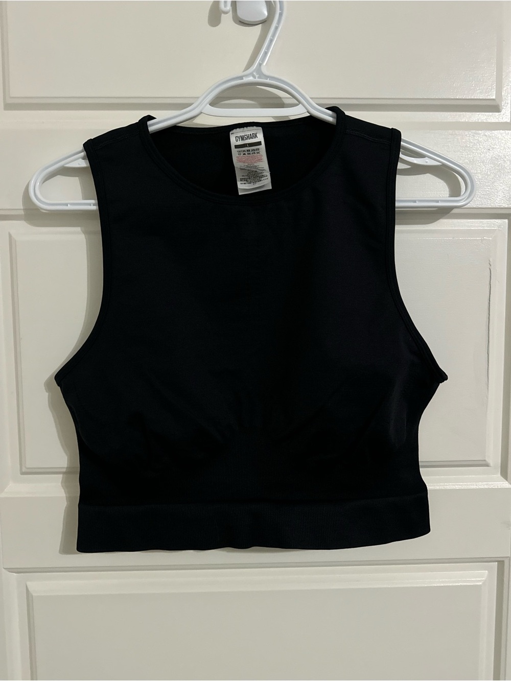 Gymshark Black Cropped Performance Tank